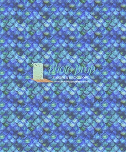 Mermaid Blue POSING FABRIC 50x60