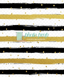 Merry Gold and Black POSING FABRIC 50x60